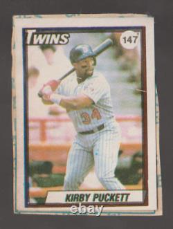 Autocollant du Venezuela 1990 Kirby Puckett #147 Minnesota Twins TRÈS RARE SET