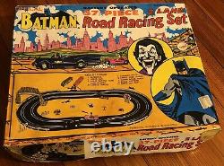 Batman 1974 Road Racing Set Very Rare Vintage Hong Kong Joker Batmobile Original