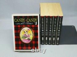 Candy Bonbon Yumiko Igarashi Manga / Comic Très Rare Ensemble De Cinq Livres Grand