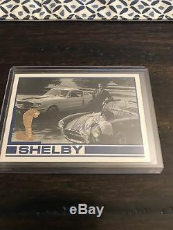 Carroll Shelby Or Set Card. Très Rare