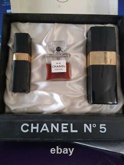 Chanel 5 - Rare Very Vintage Set De 3 - Includes- Plein Spray Perfume. 25 Oz