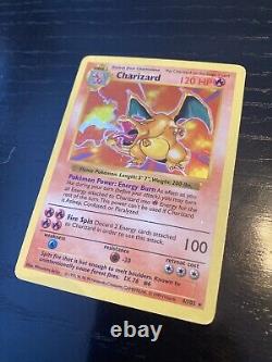 Charizard Sans Ombre 4/102 Carte Pokémon. Très Rare État Propre Wotc