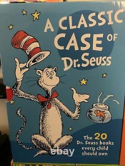 Classic Case Of Dr. Seuss 20 Book Set Comprend Scrambled Eggs Super (très Rare)