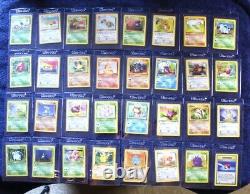 Collection complète de cartes Pokémon de la 1ère édition de la Jungle, communes et peu communes, jamais jouées ! 33-64