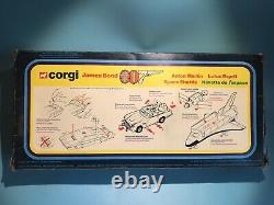 Corgi Toy Bond 007 Lotus Db5 Moonraker Jeu-cadeau De Navette Spatiale 22 Boxed Très Rare