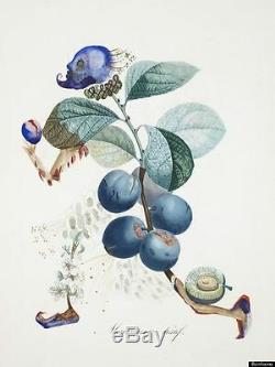 Ensemble De X15 Tres Rare Salvador Dali Fruitdalí Série / Art Botanique