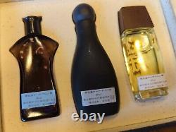 Ensemble cadeau souvenir de cologne Very Rare Japanese Air Lines Shiseido Mai, Zen & Koto