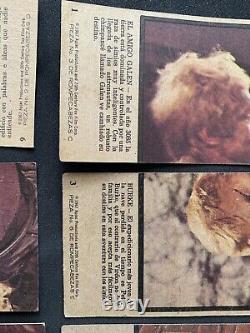 Ensemble complet de 66 cartes mexicaines très rares de la variante mexicaine Topps Planet Of The Apes de 1975