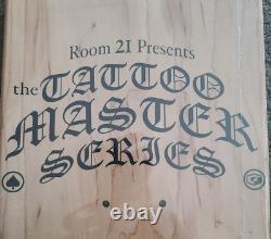 Ensemble complet de planches à roulettes Consolidated Tattoo Masters Très RARE Chambre 21 de 2002.