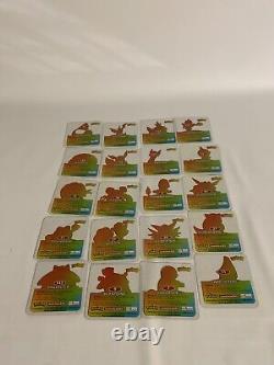 Ensemble de 20 cartes à lamincards Pokemon de la série 2005/2006