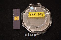 Ensemble de 4 collecteurs de plaquettes de silicium, Très Rare plaquette et puce CPU Motorola 68000