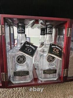 Ensemble de collectionneur très rare Jack Daniels 70e 75e anniversaire Abrogation de la Prohibition