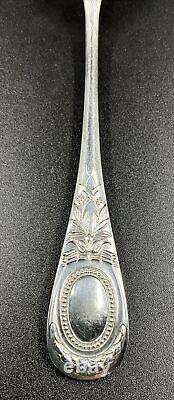 Ensemble de couverts en métal argenté Christofle 72 pièces très rare, première marque, motif inconnu