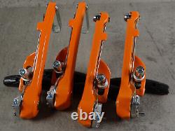 Ensemble de freins V-Brake Promax TX88 Orange Très Rare NOS Rétro Vintage