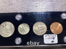 Ensemble de pièces de monnaie non circulées de 1948 dans un support de qualité - Très rare - Monnaie de Denver - 091723-0008