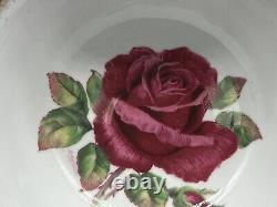 Ensemble de tasse et soucoupe Paragon très rare, motif Rose Rouge