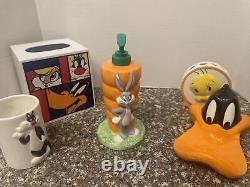Ensemble de toilettes Looney Tunes millésimé 1997 très rare