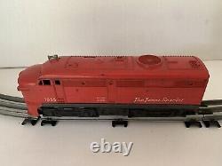 Ensemble de trains Lionel d'après-guerre, locomotive ALCO Texas Special 1055 avec wagon rare 6464-900