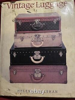 Ensemble de trois valises NORFOLK HIDE sur mesure vintage TRÈS RARE, chaque pièce unique