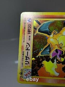 Erreur Charizard No. 006 Holo Bleed Base Set Très Rare Carte Japonaise De Pokémon A206