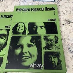 Fairburn Faces &heads Système De Références Visuelles Set 2 Ensemble De Livres Très Rare