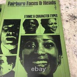 Fairburn Faces &heads Système De Références Visuelles Set 2 Ensemble De Livres Très Rare