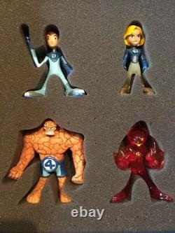 Fantastic Four Très Rare Tak LI Sculpted Figurine Marvel Set