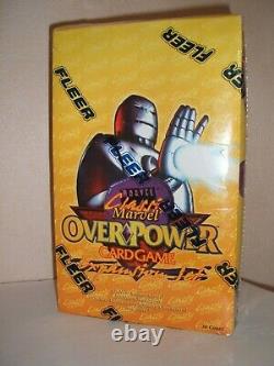Fleer Clasic Marvel Overpower Expansion Set Ccg Factory Sealed Box Très Rare