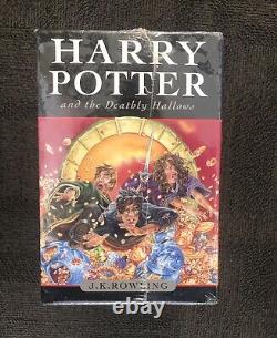 Harry Potter première édition ensemble de 7 livres COUVERTURES DURES TRÈS RARE NEUF / SCELLÉ