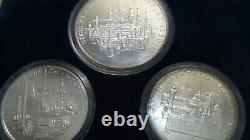 Jeux olympiques de Moscou XXII - Ensemble de 6 pièces de monnaie 1980 URSS (Fédération de Russie) Très rare