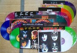 Kiss The Originaux 1974-1979 11 Couleur Lp- Coffret Japon Très Rare! Japonais