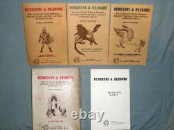 Le Coffret Blanc Original Tsr Dungeons And Dragons (très Rare Et Complet!)