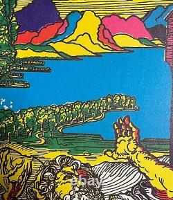 Led Zeppelin / Jethro Tull Dans Sb, Ca 1st Imprimer Poster & Ticket Set Très Rare