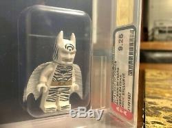 Lego Batman Zebra Mini Figure 2019 Sdcc San Diego Comic Con Afa 9,25 Très Rare