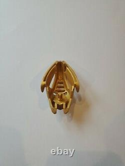 Lego Bionicle Makuta Kraahkan Pearl Gold Mask De Set 8758 Musprint Very Rare