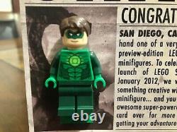 Lego DC Green Lantern Mini Figure 2011 San Diego Comic Con Sdcc Très Rare