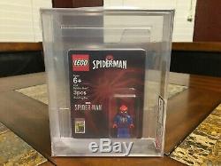 Lego Ps4 Spider Man Mini Figure 2019 Sdcc San Diego Comic Con Afa 9,25 Très Rare