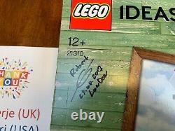 Lego Très Rare Signé 21310 Old Fishing Store Signé Par Robert Botenbal Retraité