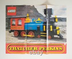 Lego Vintage 396 Thatcher Perkins Locomotive Avec Instructions, Très Rare