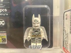 Lego Zebra Batman Mini Figurine 2019 Sdcc San Diego Comic Con Afa 9.0 Très Rare