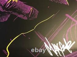 Metallica Série D'affiches Très Rare Autographiée Noirci Maxx242 #2/30