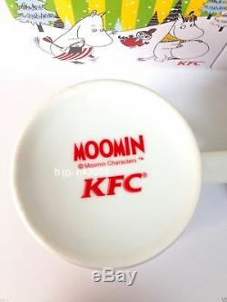 Moomin Tasse De Thé Coupe Limited Edition Vendu À Seulement Kfc Japon Ensemble De 4 Tres Rare