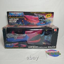 Motu Armor De Combat Skeletor Land Shark Cadeau Set 2 Pack Très Rare 1984