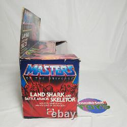 Motu Armor De Combat Skeletor Land Shark Cadeau Set 2 Pack Très Rare 1984