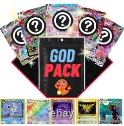Mystère du Dieu Pokémon 9 Mystère Paquets Personnalisés Scellés