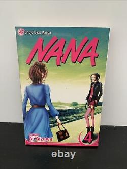 Nana Manga English Set Lot 1-4 Shojo Battre Rare Et Très Difficile À Trouver Ai Yazawa