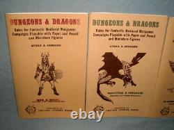 Original 1974 Tsr Dungeons & Dragons White Box Set (very Rare And Unused!)