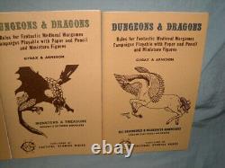 Original 1974 Tsr Dungeons & Dragons White Box Set (very Rare And Unused!)