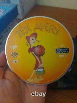 Pal Format Très Rare Tex Avery Box Set Édition Spéciale (5 DVD 9 Heures, 540min)