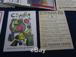 Panini Wc Wm 1982 Espana 82, Sticker Set Complet / Komplettsatz, Rare, Très Bon